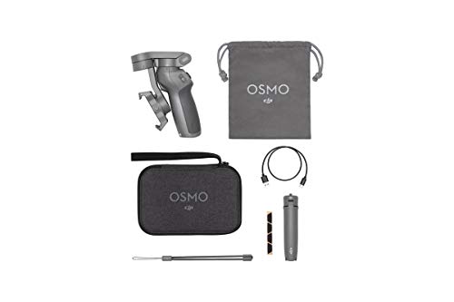 DJI Osmo Mobile 3 Combo Kit - 3-Achsen-Smartphonestabilisator kompatibel mit iPhone und Smartphone Android, leichtes und tragbares...