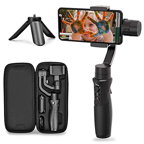 Hohem 3-Axis Smartphone Gimbal Stabilizer for Phone/Samsung/Huawei iSO/Android, iSteady Mobile Plus Handheld Gimbal with Stable...