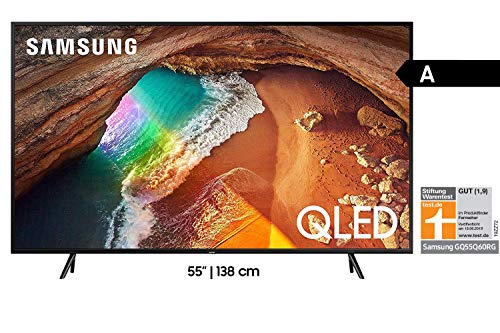 Samsung Q60R 138 cm (55 Zoll) 4K QLED Fernseher (Q HDR, Ultra HD, HDR, Twin Tuner, Smart TV) [Modelljahr 2019]